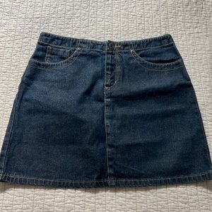 AE denim mini skirt